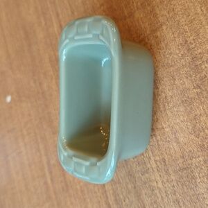 Longaberger Green Woven Traditions Sweetener holder